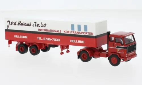 Brekina Volvo F 89 Koffer-SZ, 1972, v.d.Kwaak, 1:87, Hot