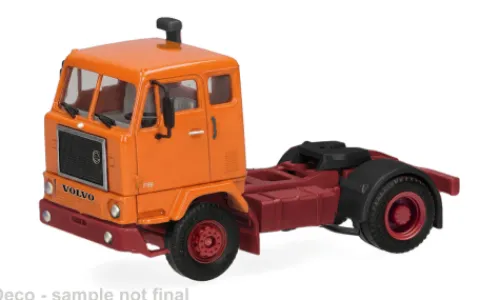 Herpa Volvo F88, orange/dunkelrot, 1:87,