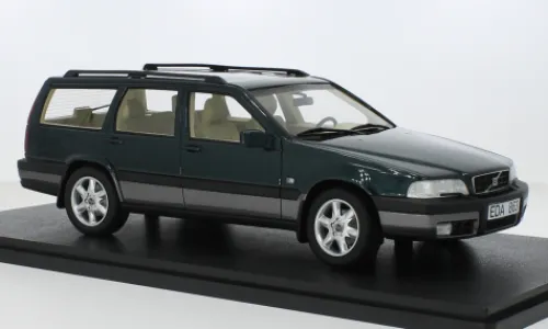 Cult Scale Models Volvo V70 XC Cross Country, dunkelgrün, 1996, 1:18,