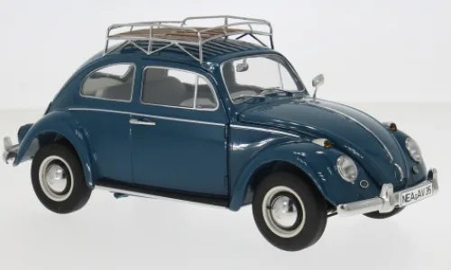 Schuco VW Beetle, dunkeltürkis, 1963, 1:18, Best