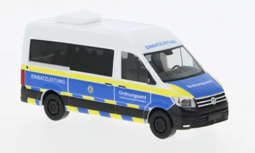 Herpa VW Crafter Bus HD, Ordnungsamt Düsseldorf ELW, 1:87, New