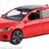 Motormax VW Golf A7 GTi, rot/schwarz, 2017, 1:43, Best