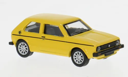 Schuco VW Golf I GL, gelb, 1:87, Hot