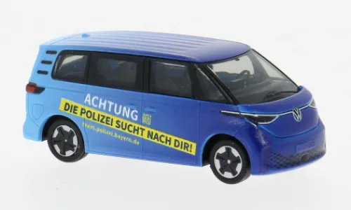 Rietze VW ID.Buzz People, Nachwuchswerbung Polizei Bayern, 1:87, New