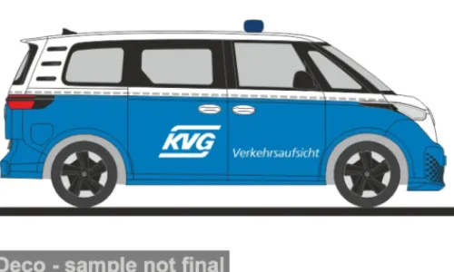 Rietze VW ID.Buzz People, Verkehraufsicht KVG Kassel, 1:87, Hot