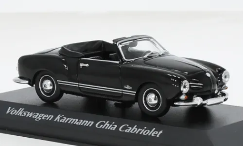 Minichamps VW Karmann Ghia Cabriolet, schwarz, 1955, 1:43, Online