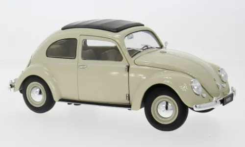 Welly VW Käfer Brezelfenster, beige, 1950, 1:18, Discount