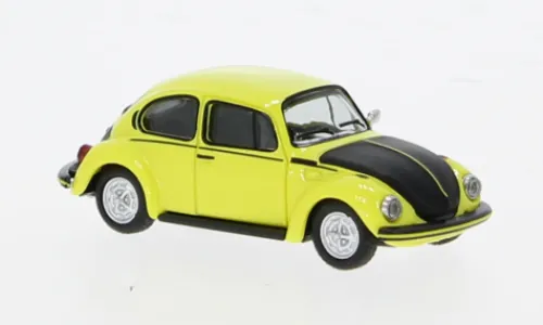 Herpa VW Käfer 1303, gelb/schwarz, 1:87,