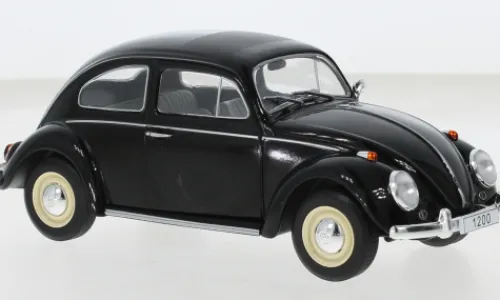 WhiteBox VW Käfer 1200, schwarz, 1960, 1:24, Best