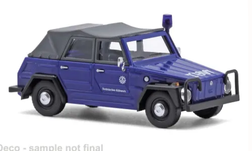 Busch VW 181 Kurierwagen, 1970, THW, 1:87, Hot