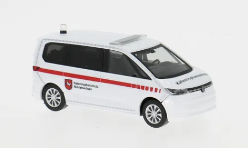 Herpa VW Multivan, weiss, 2022, Katastrophenschutz Niedersachsen, 1:87, Best