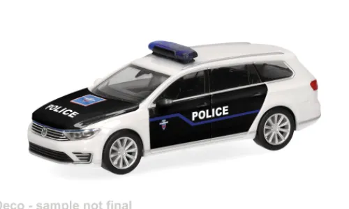 Herpa VW Passat Variant GTE, Police Paris (F), 1:87,