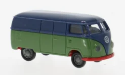 Brekina VW T1a Kasten, dunkelblau/grün, 1950, 1:87, Outlet
