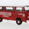 KK Scale VW T2b Bus, 1972, Porsche Renndienst, 1:18,