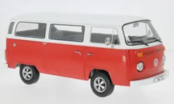 KK Scale VW T2b Bus, rot/weiss, 1972, 1:18, Best