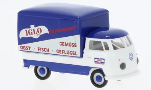 Brekina VW T1b Großraum-Koffer, 1960, Iglo, 1:87,