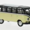 Brekina VW T1b Samba, schwarz/hellgrün, 1960, 1:87, Outlet
