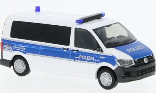 Rietze VW T6 Bus, Polizei Rheinland Pfalz, 1:87, Best