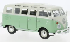 Maisto VW T1 Bus Samba, hellgrün/hellbeige, 1:25,