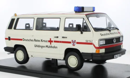 KK Scale VW T3 Bus Syncro, 1987, DRK - Deutsches Rotes Kreuz, 1:18, Sale