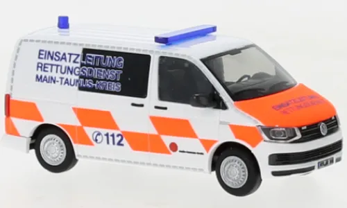 Rietze VW T6, Einsatzleitung Rettungsdienst MTK, 1:87, Online
