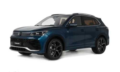 Ottomobile VW Tiguan E TSI R-Line, dunkelblau, 2024, 1:18, Sale