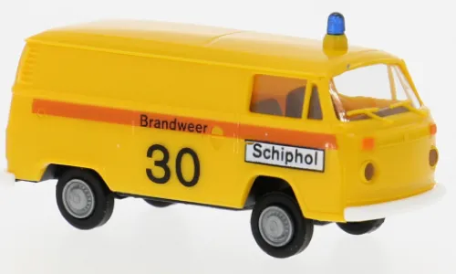 Brekina VW T2 Kasten, 1973, Brandweer Schipol, 1:87, Hot