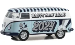 Greenlight VW T2 Kastenwagen, Happy New Year 2024, 1:64, Hot