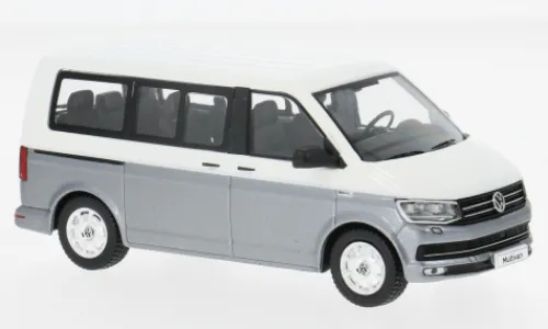 IXO VW T6 Multivan, weiss/grau, 2017, 1:43,