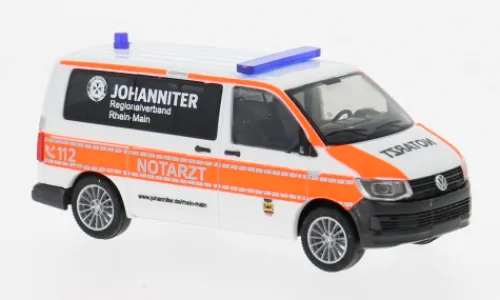 Rietze VW T6, Notarzt Johanniter RV Rhein - Main, 1:87, Best
