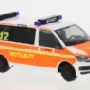Rietze VW T6, Notarzt Krefeld, 1:87, New