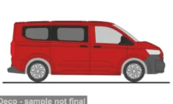 Rietze VW Transporter KR T7, rot, 1:87, Online