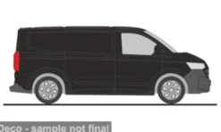 Rietze VW Transporter KR T7, schwarz, 1:87, Clearance