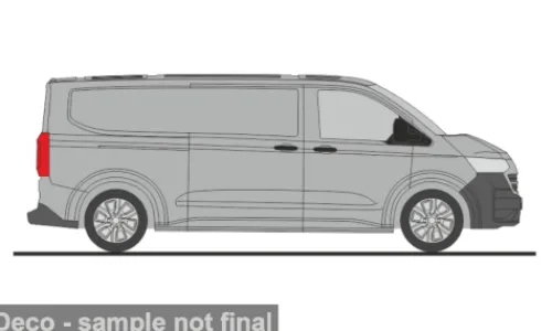 Rietze VW Transporter LR T7, hellgrau, 1:87, Discount