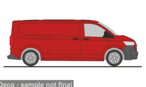 Rietze VW Transporter LR T7, rot, 1:87,