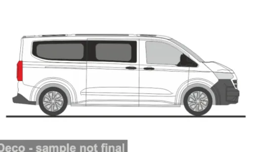Rietze VW Transporter LR T7, weiss, 1:87, Best