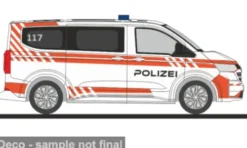 Rietze VW Transporter T7, Polizei (CH), 1:87, Best