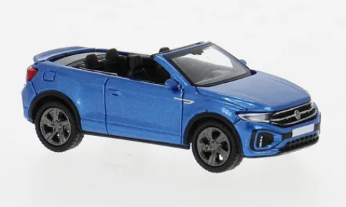 PCX87 VW T-Roc Cabriolet, blau, 2022, 1:87, Hot