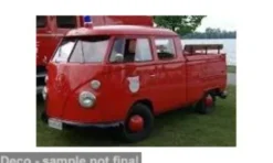 Cararama VW T1, rot, Brandweer (NL), 1:43, Sale