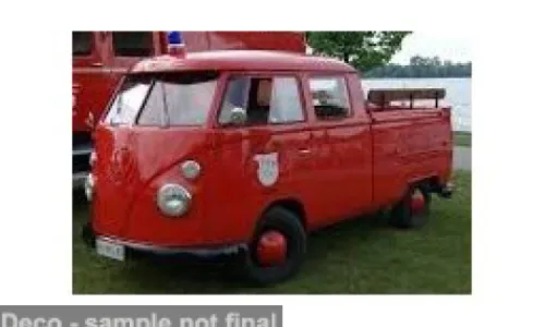 Cararama VW T1, rot, Brandweer (NL), 1:43, Sale
