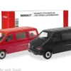 Herpa MiniKit VW T4, rot/schwarz, 1:87, New