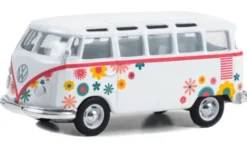 Greenlight VW T1 Samba Bus, weiss/Dekor, 1964, 1:64, Clearance