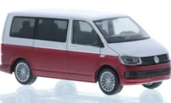 Rietze VW T6, silber/rot, 1:87, Best