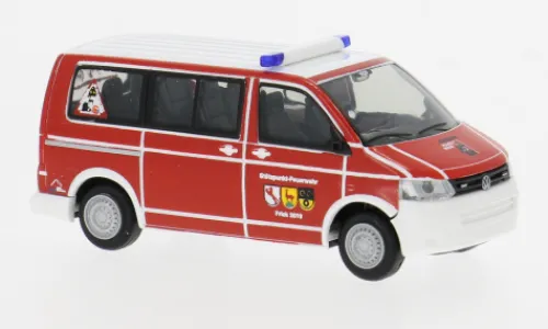 Rietze VW T5, 2010, Stützpunkt Feuerwehr Frick (CH), 1:87, Outlet
