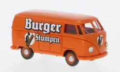 Wiking VW T1 (Typ 2) Kastenwagen, 1950, Burger Stumpen, 1:87, Clearance