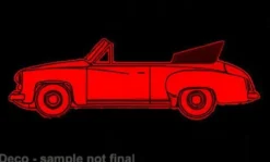 Brekina Wartburg 311 Cabriolet, rot, 1959, 1:87,
