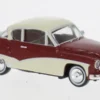 Brekina Wartburg 311 Coupe, dunkelrot/hellbeige, 1959, 1:87, Best