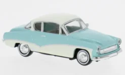 Brekina Wartburg 311 Coupe, hellblau/weiss, 1959, 1:87, Outlet