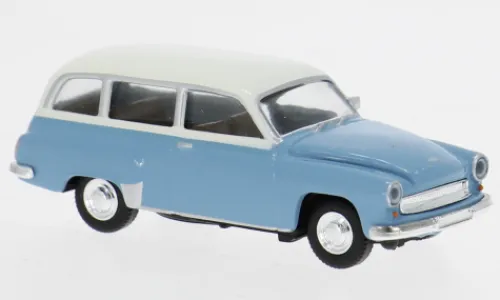 Brekina Wartburg 311 Kombi, hellblau/weiss, 1959, 1:87, Sale