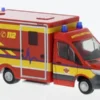 Rietze Wietmarscher Ambulanzfahrzeuge RTW, 2018, Feuerwehr Delmenhorst, 1:87, Outlet